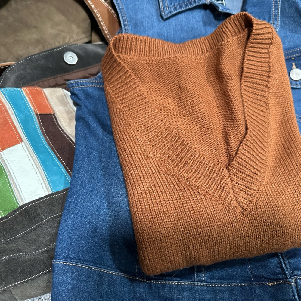 Rust Sweater Vest